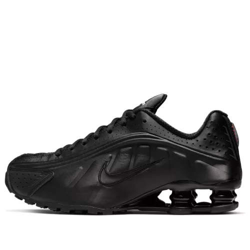 Nike Shox R4 Black (Women's) alacsony szárú sneaker – termékfotó, oldalnézet