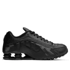 Nike Shox R4 Black (Women's) alacsony szárú sneaker – termékfotó, oldalnézet