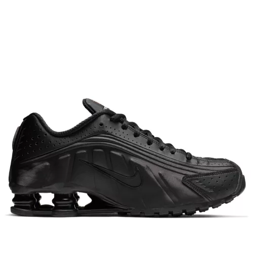 Nike Shox R4 Black (Women's) alacsony szárú sneaker – termékfotó, oldalnézet