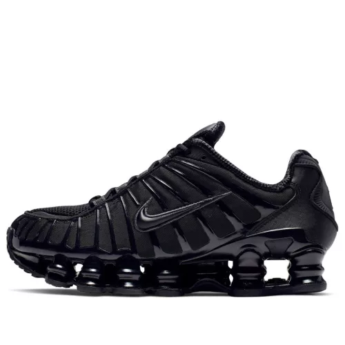 Nike Shox TL Black Max Orange (Women's) alacsony szárú sneaker – termékfotó, oldalnézet