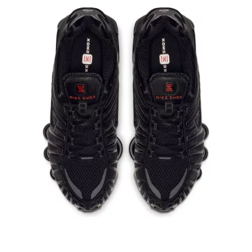Nike Shox TL Black Max Orange (Women's) alacsony szárú sneaker – termékfotó, oldalnézet