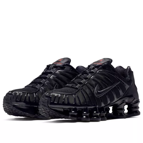Nike Shox TL Black Max Orange (Women's) alacsony szárú sneaker – termékfotó, oldalnézet
