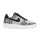 Nike Air Force 1 Flyknit 2 Black Pure Platinum alacsony szárú sneaker – termékfotó, oldalnézet