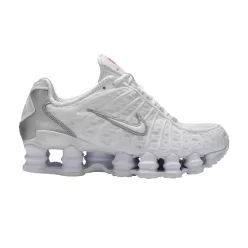   Nike Shox TL White Metallic Silver férfi alacsony szárú utcai sneaker fehér