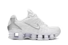 Nike Shox TL White Metallic Silver férfi alacsony szárú utcai sneaker fehér
