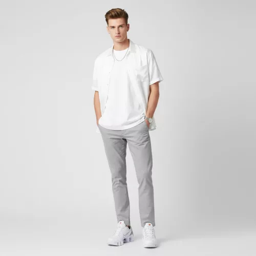 Nike Shox TL White Metallic Silver férfi alacsony szárú utcai sneaker fehér