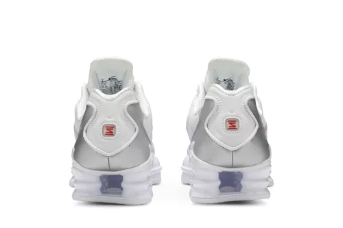 Nike Shox TL White Metallic Silver férfi alacsony szárú utcai sneaker fehér