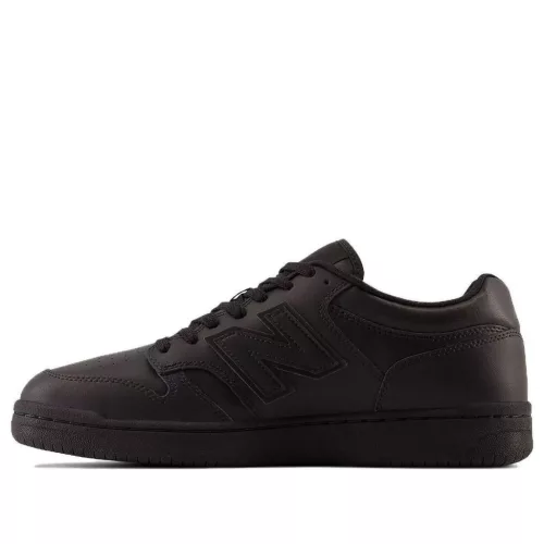 New Balance 480 Black alacsony szárú sneaker – termékfotó, oldalnézet