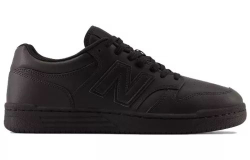 New Balance 480 Black alacsony szárú sneaker – termékfotó, oldalnézet