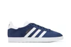 adidas Gazelle Navy White férfi alacsony szárú utcai sneaker sötétkék