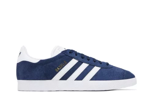 adidas Gazelle Navy White férfi alacsony szárú utcai sneaker sötétkék