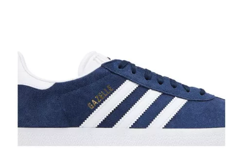 adidas Gazelle Navy White férfi alacsony szárú utcai sneaker sötétkék