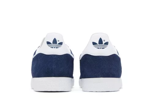 adidas Gazelle Navy White férfi alacsony szárú utcai sneaker sötétkék