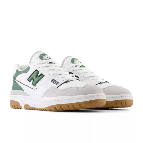New Balance 550 White Nori alacsony szárú sneaker – termékfotó, oldalnézet