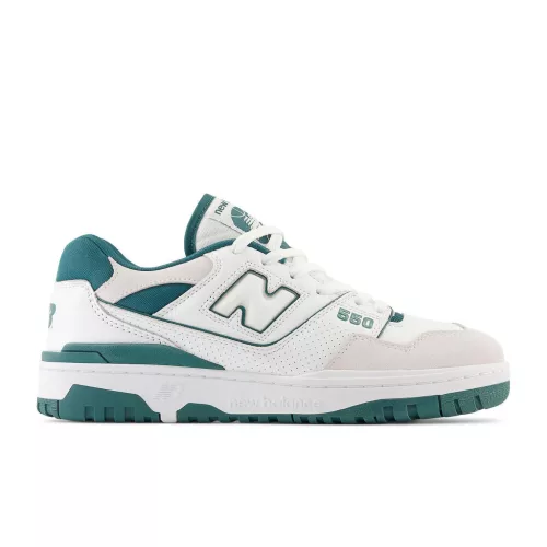 New Balance 550 Vintage Teal alacsony szárú sneaker – termékfotó, oldalnézet