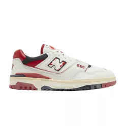 New Balance 550 Vintage Pack Team Red alacsony szárú sneaker – termékfotó, oldalnézet