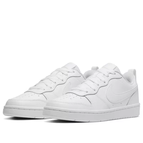 Nike Court Borough 2 White (GS) alacsony szárú sneaker – termékfotó, oldalnézet