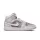 Jordan 1 Mid Photon Dust Atmosphere Grey (Women's) közepes szárú sneaker – termékfotó, oldalnézet