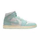 Jordan 1 Mid Light Dew (Women's) közepes szárú sneaker – termékfotó, oldalnézet