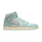Jordan 1 Mid Light Dew (Women's) közepes szárú sneaker – termékfotó, oldalnézet