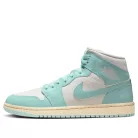 Jordan 1 Mid Light Dew (Women's) közepes szárú sneaker – termékfotó, oldalnézet