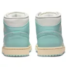 Jordan 1 Mid Light Dew (Women's) közepes szárú sneaker – termékfotó, oldalnézet