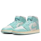 Jordan 1 Mid Light Dew (Women's) közepes szárú sneaker – termékfotó, oldalnézet