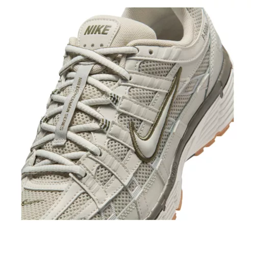 Nike P-6000 Light Bone Medium Olive Gum (W) alacsony szárú sneaker – termékfotó, oldalnézet