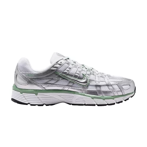 Nike P-6000 Metallic Silver White Steam (Women's) alacsony szárú sneaker – termékfotó, oldalnézet