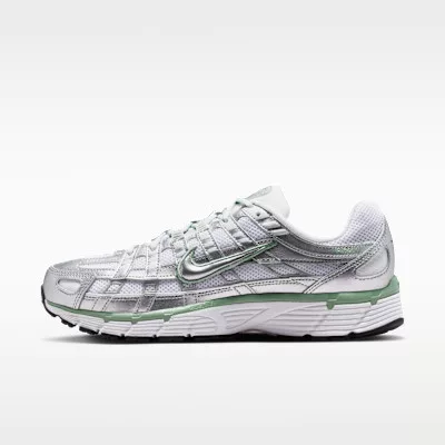 Nike P-6000 Metallic Silver White Steam (Women's) alacsony szárú sneaker – termékfotó, oldalnézet