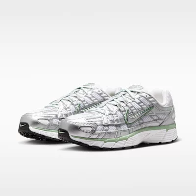 Nike P-6000 Metallic Silver White Steam (Women's) alacsony szárú sneaker – termékfotó, oldalnézet