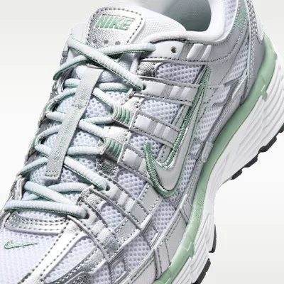 Nike P-6000 Metallic Silver White Steam (Women's) alacsony szárú sneaker – termékfotó, oldalnézet