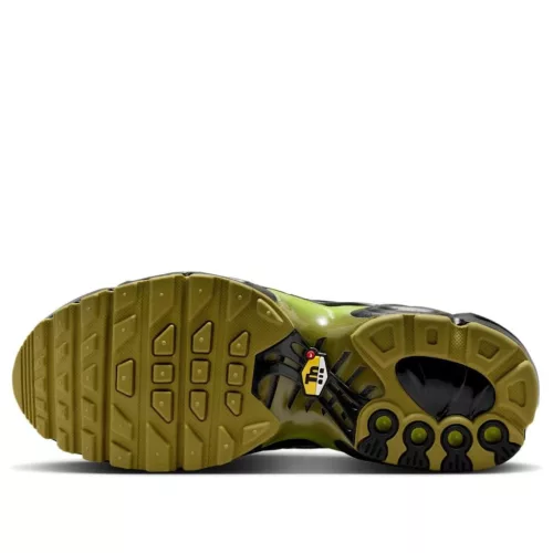 Nike Air Max Plus Black Cyber (GS) alacsony szárú sneaker – termékfotó, oldalnézet