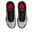 Nike Air Max Plus Pure Platinum University Red (GS) alacsony szárú sneaker – termékfotó, oldalnézet
