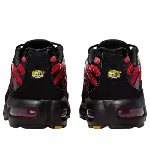 Nike Air Max Plus Pure Platinum University Red (GS) alacsony szárú sneaker – termékfotó, oldalnézet