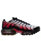 Nike Air Max Plus Pure Platinum University Red (GS) alacsony szárú sneaker – termékfotó, oldalnézet