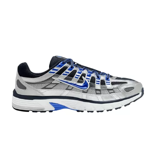 Nike P-6000 Wolf Grey Blue Eclipse alacsony szárú sneaker – termékfotó, oldalnézet