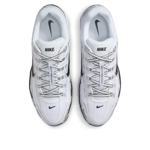 Nike P-6000 White Metallic Silver Black alacsony szárú sneaker – termékfotó, oldalnézet