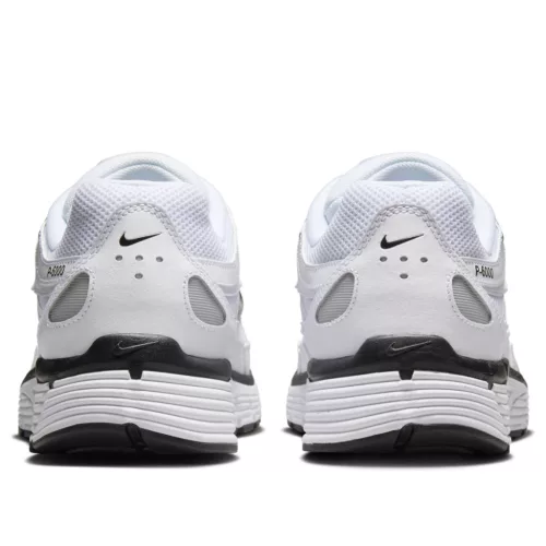 Nike P-6000 White Metallic Silver Black alacsony szárú sneaker – termékfotó, oldalnézet