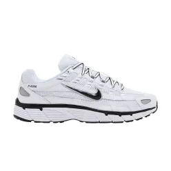 Nike P-6000 White Metallic Silver Black alacsony szárú sneaker – termékfotó, oldalnézet