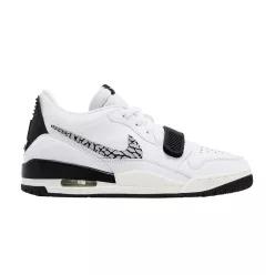 Jordan Legacy 312 Low White Black Elephant Swoosh alacsony szárú sneaker – termékfotó, oldalnézet