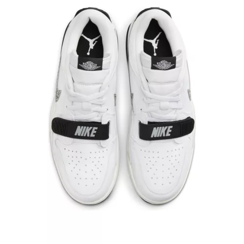 Jordan Legacy 312 Low White Black Elephant Swoosh alacsony szárú sneaker – termékfotó, oldalnézet