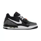 Jordan Legacy 312 Low Black White Safety Orange (GS) alacsony szárú sneaker – termékfotó, oldalnézet