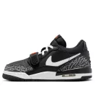 Jordan Legacy 312 Low Black White Safety Orange (GS) alacsony szárú sneaker – termékfotó, oldalnézet