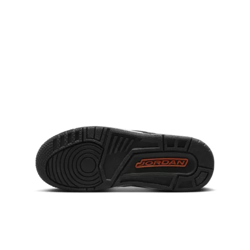 Jordan Legacy 312 Low Black White Safety Orange (GS) alacsony szárú sneaker – termékfotó, oldalnézet