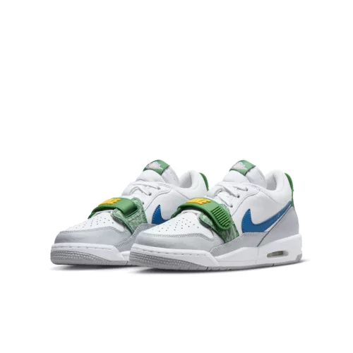 Jordan Legacy 312 Low White Pine Industrial Blue (GS) alacsony szárú sneaker – termékfotó, oldalnézet