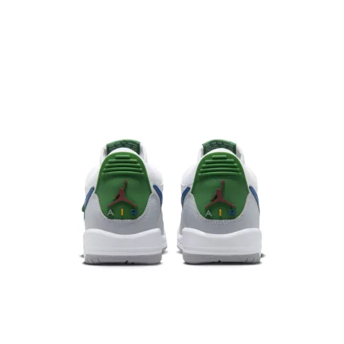 Jordan Legacy 312 Low White Pine Industrial Blue (GS) alacsony szárú sneaker – termékfotó, oldalnézet