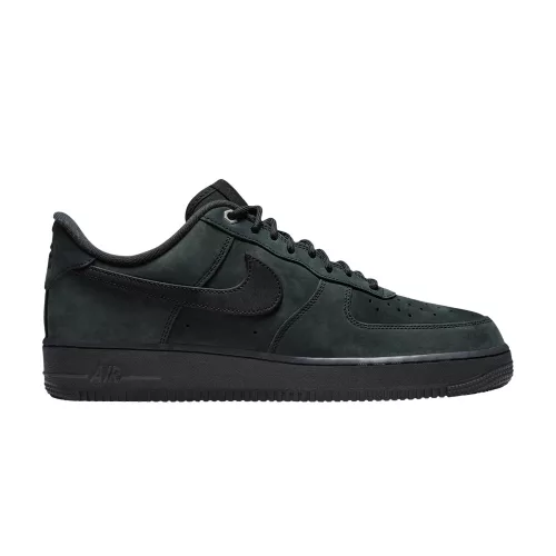 Nike Air Force 1 Low '07 WB Triple Black Nubuck utcai sneaker férfi