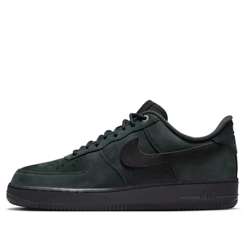 Nike Air Force 1 Low '07 WB Triple Black Nubuck utcai sneaker férfi