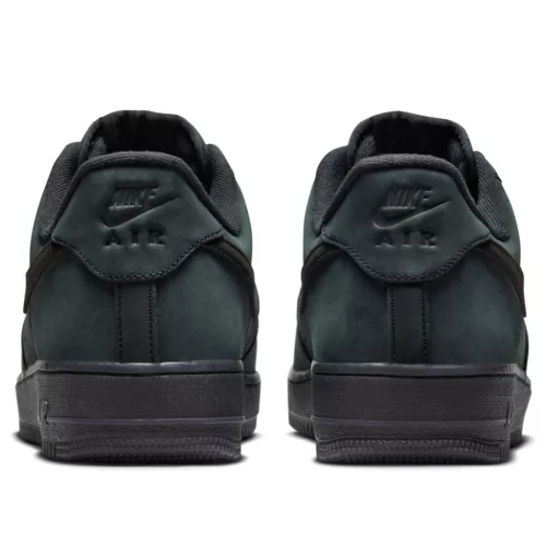 Nike Air Force 1 Low '07 WB Triple Black Nubuck utcai sneaker férfi